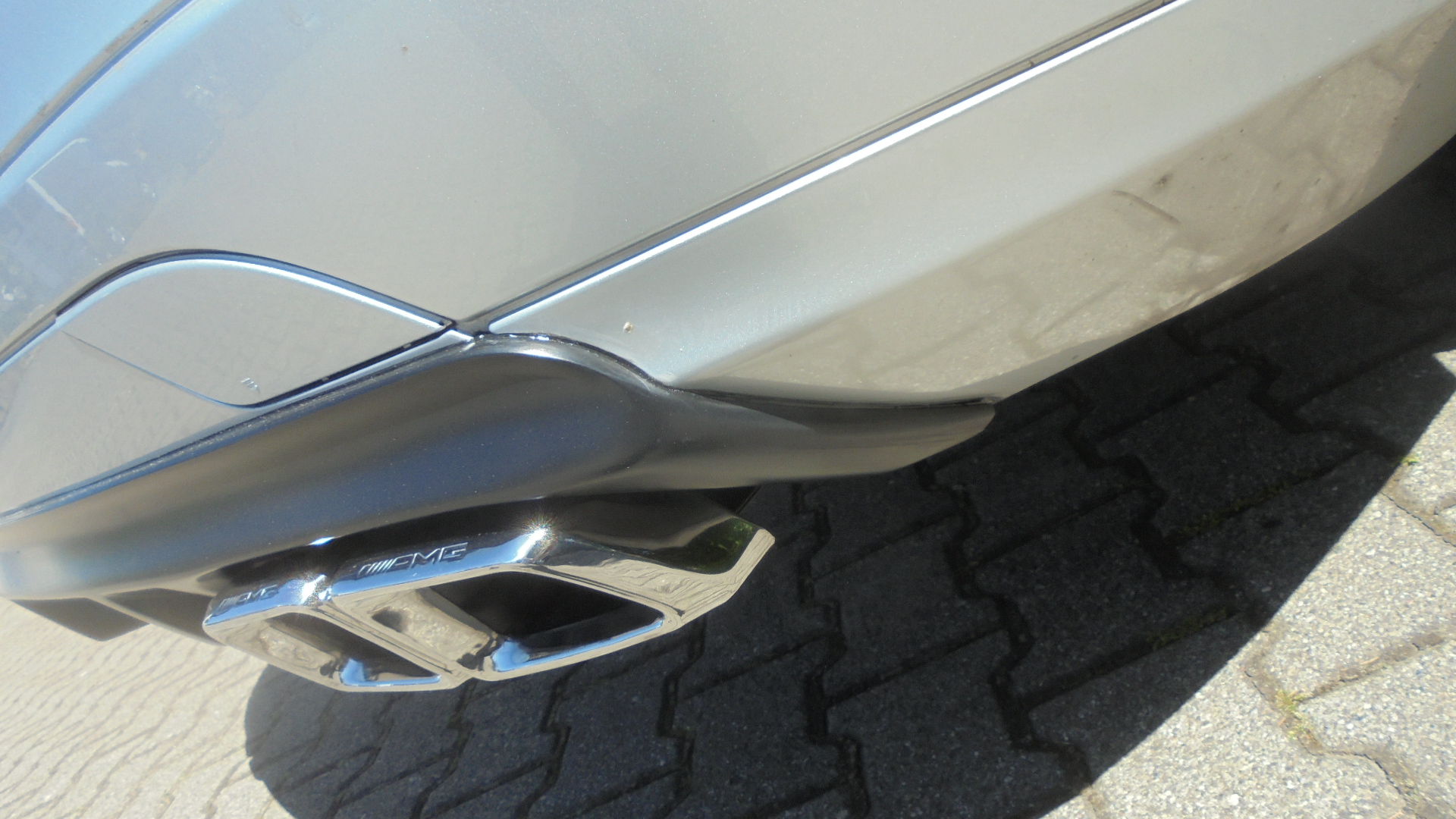 Diffusor C-Klasse W204 Limo. Seriensto&szlig;stange Baureihe 03.07-03.11